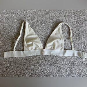 SKIMS Cotton Plunge Bralette